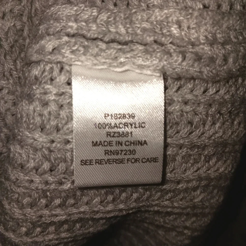 Almost famous women's sweater size S gray - Picture 2 of 6